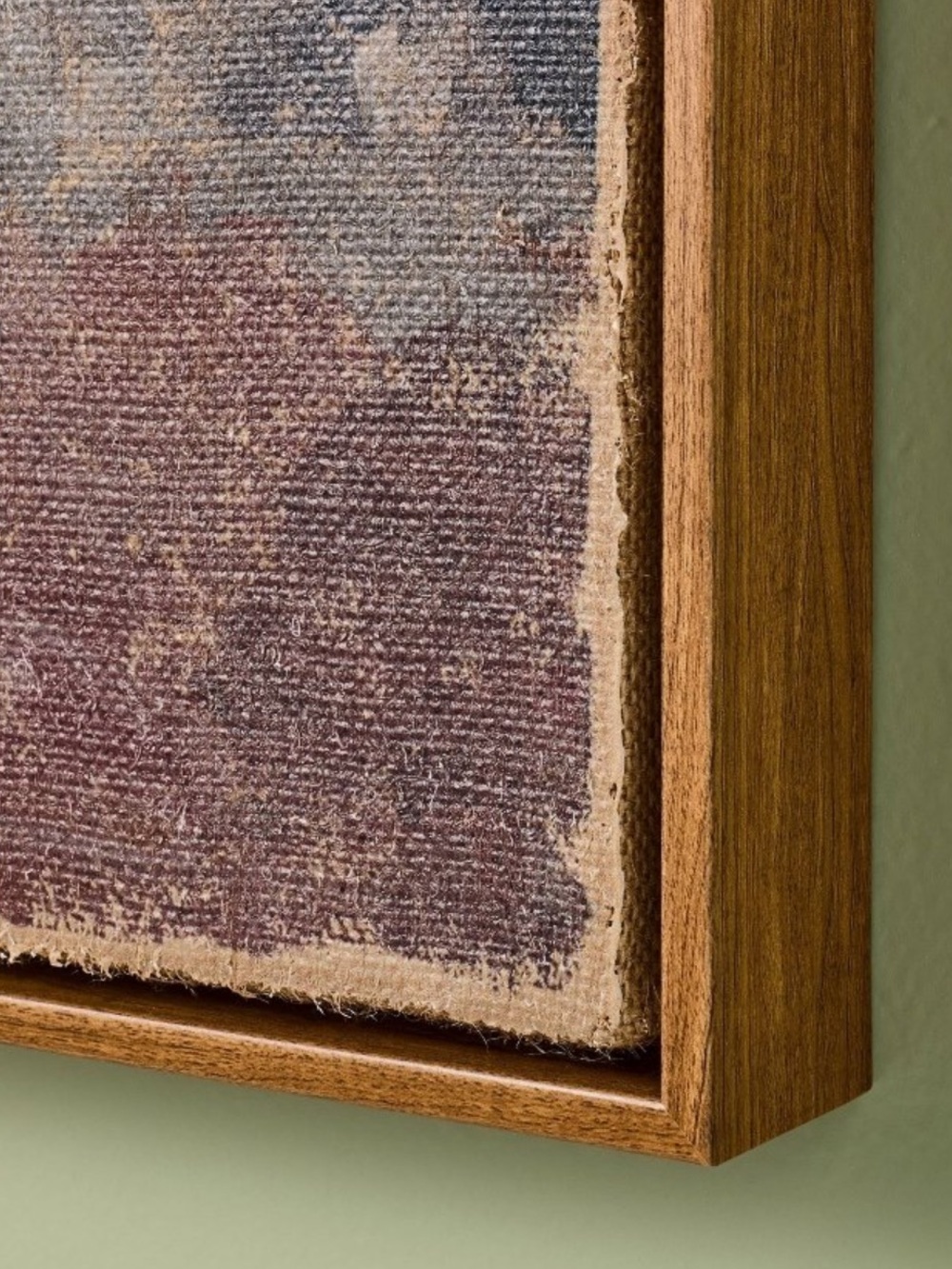 Hearth & Hand 20"x16" Vertical Dining Still Life Framed Burlap Wall Art - Picture 6 of 6